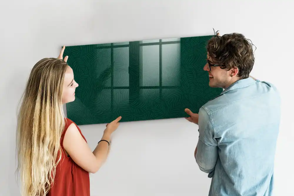 Tableau magnétique à dessiner motif floral