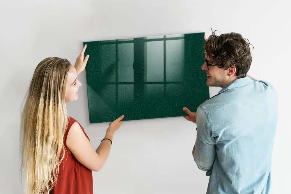 Tableau magnétique à dessiner motif floral
