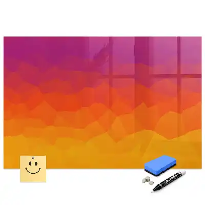 Tableau magnétique à dessiner motif soleil levant