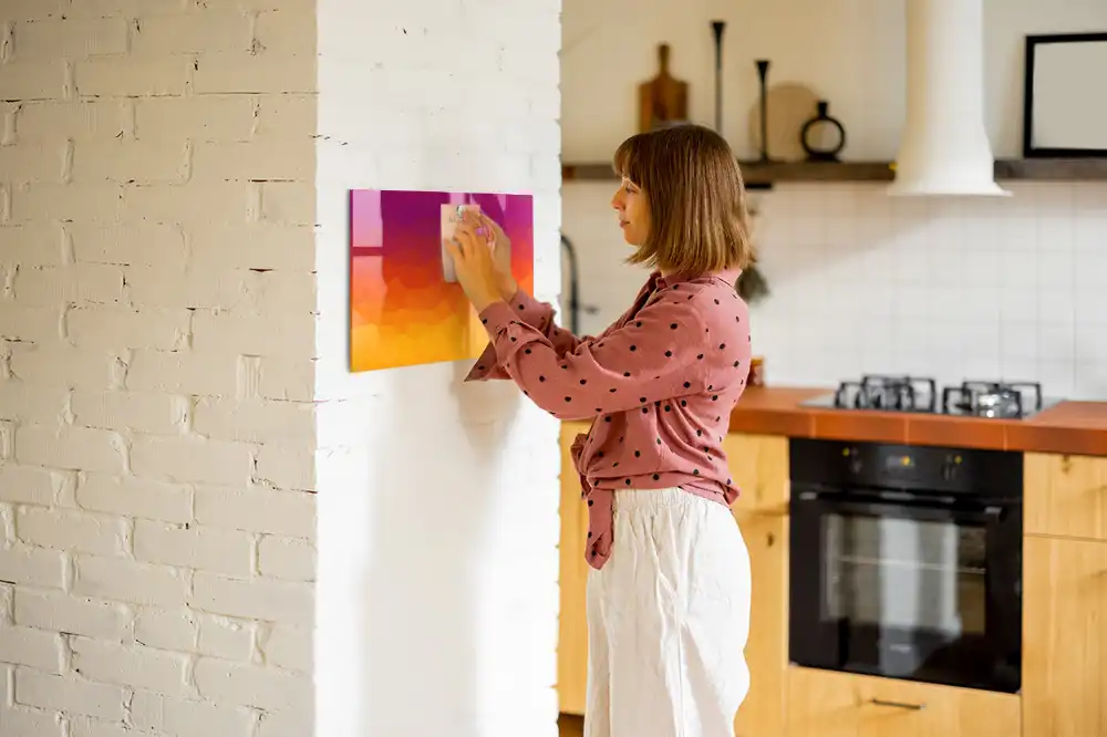 Tableau magnétique à dessiner motif soleil levant