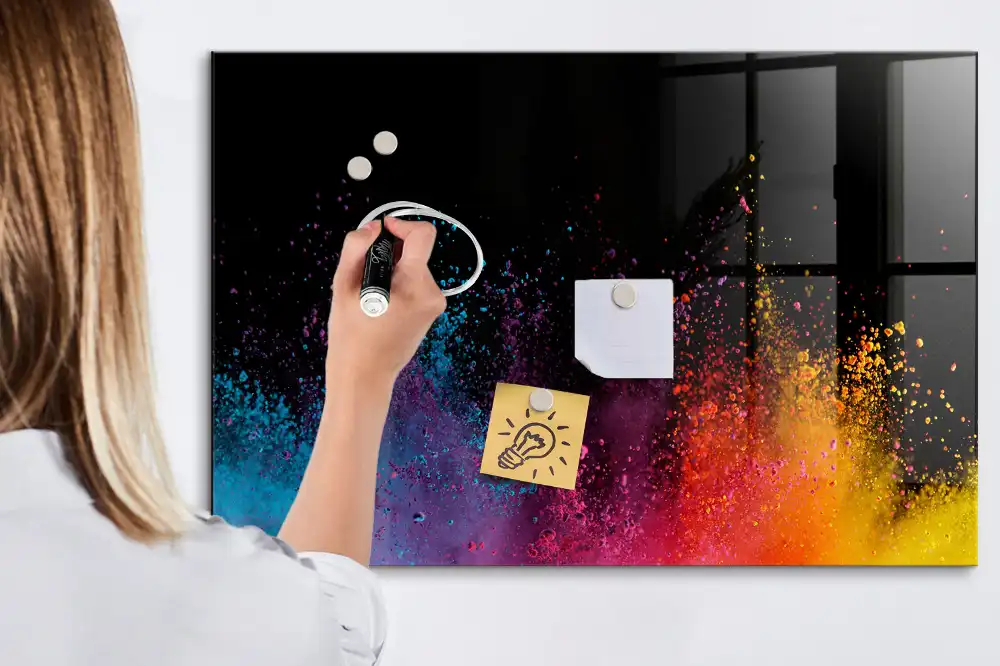 Tableau magnétique pour dessin à motifs colorés