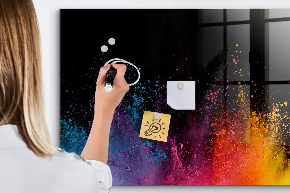 Tableau magnétique pour dessin à motifs colorés
