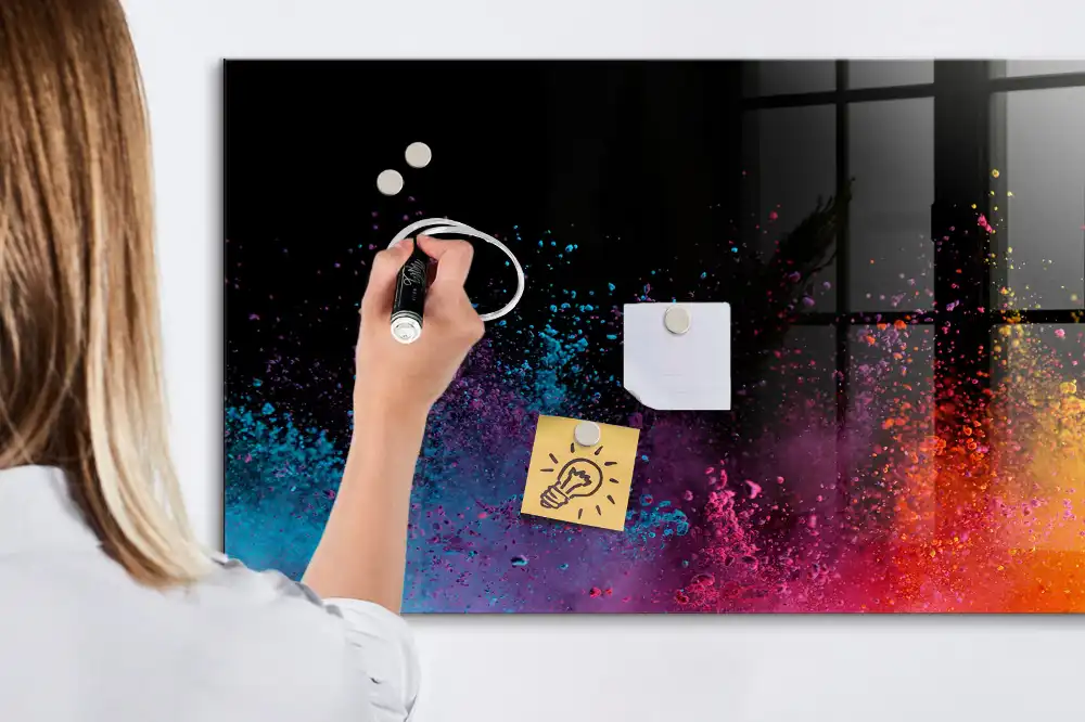 Tableau magnétique pour dessin à motifs colorés