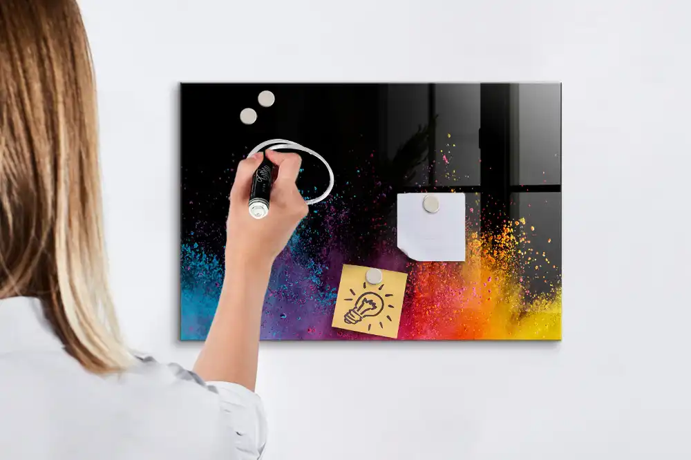 Tableau magnétique pour dessin à motifs colorés