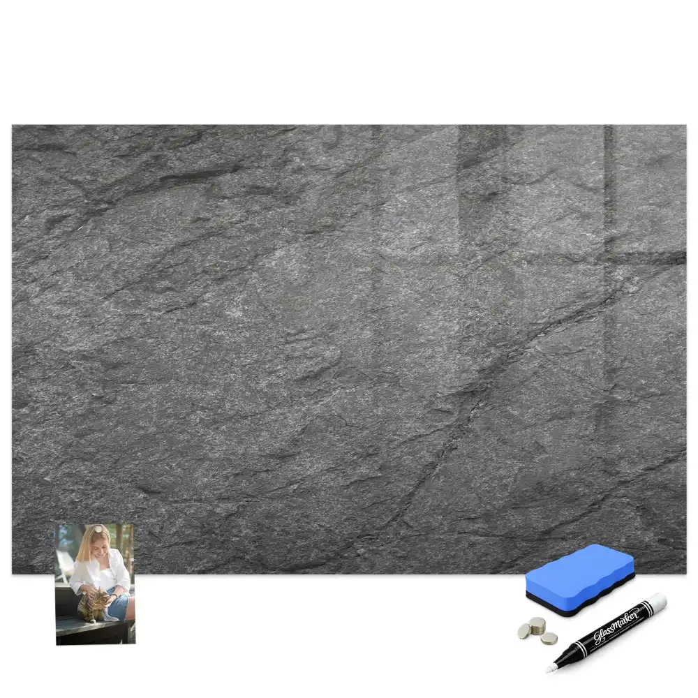 Tableau magnétique à dessiner roche basaltique