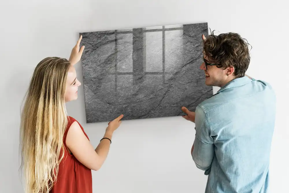 Tableau magnétique à dessiner roche basaltique