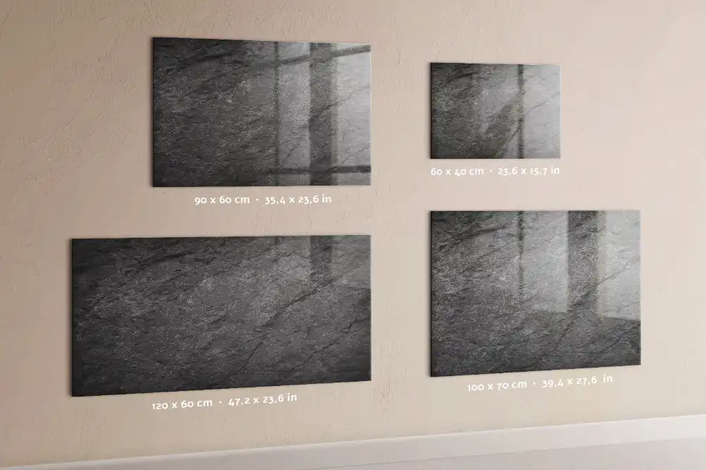 Tableau magnétique à dessiner roche basaltique