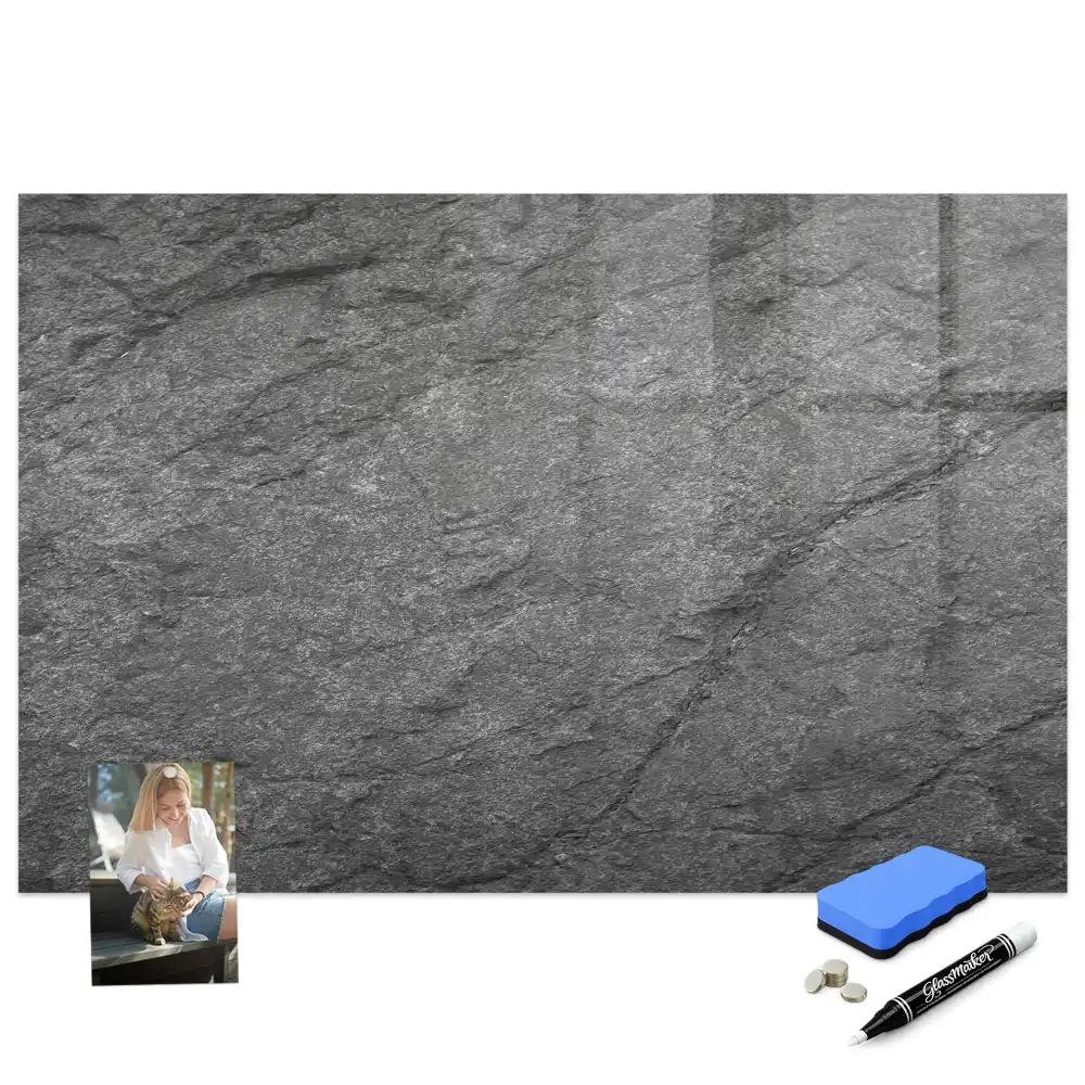 Tableau magnétique à dessiner roche basaltique