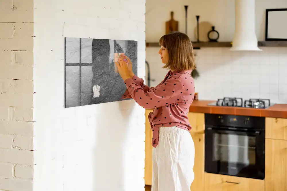 Tableau magnétique à dessiner roche basaltique