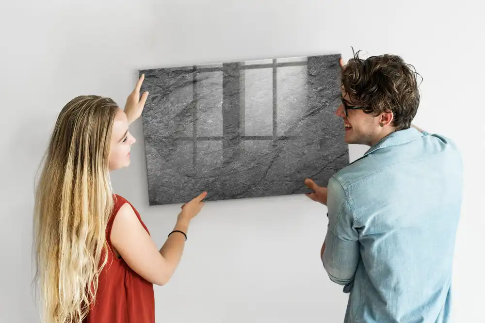 Tableau magnétique à dessiner roche basaltique