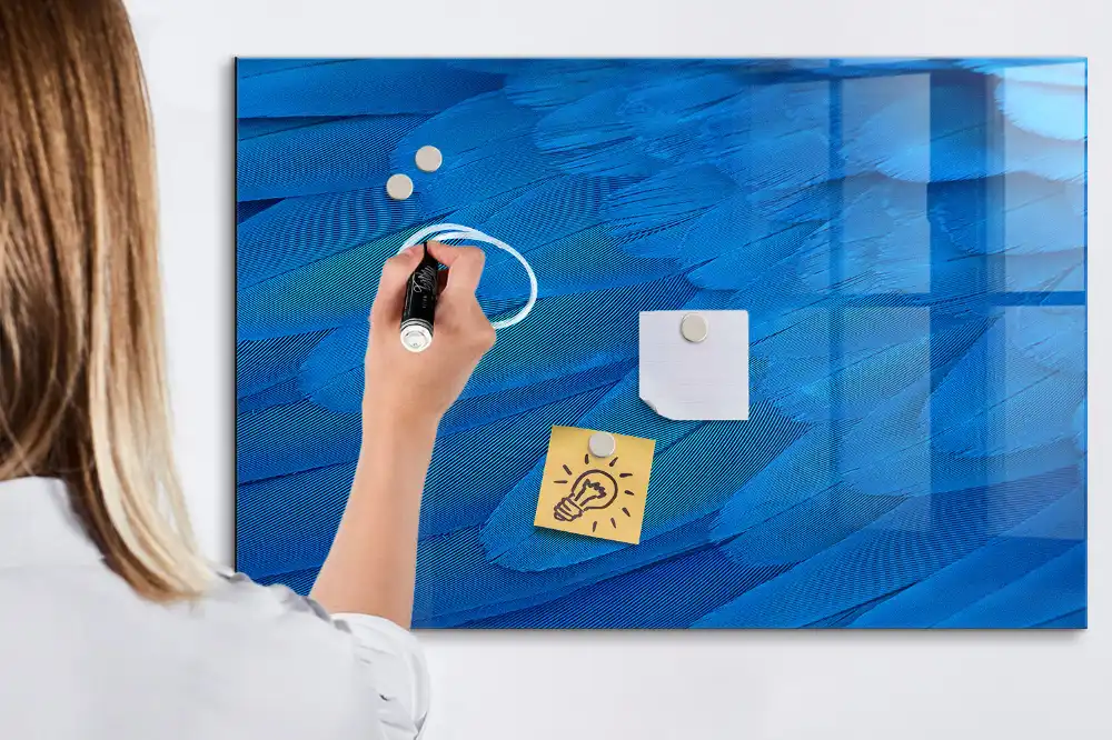 Tableau magnétique avec feutre effaçable