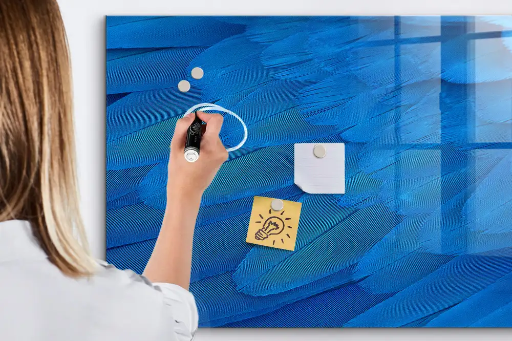Tableau magnétique avec feutre effaçable