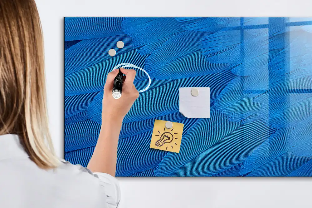Tableau magnétique avec feutre effaçable