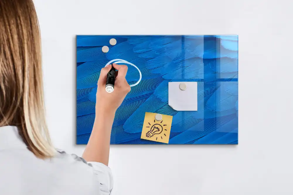 Tableau magnétique avec feutre effaçable