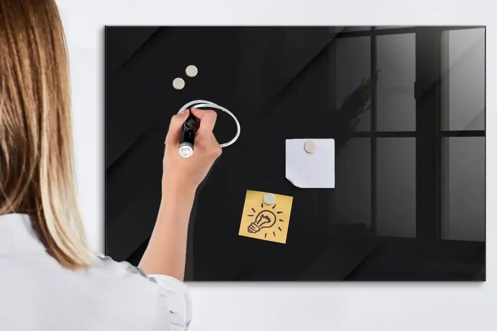 Tableau magnétique pour dessin à motif sombre pour mur