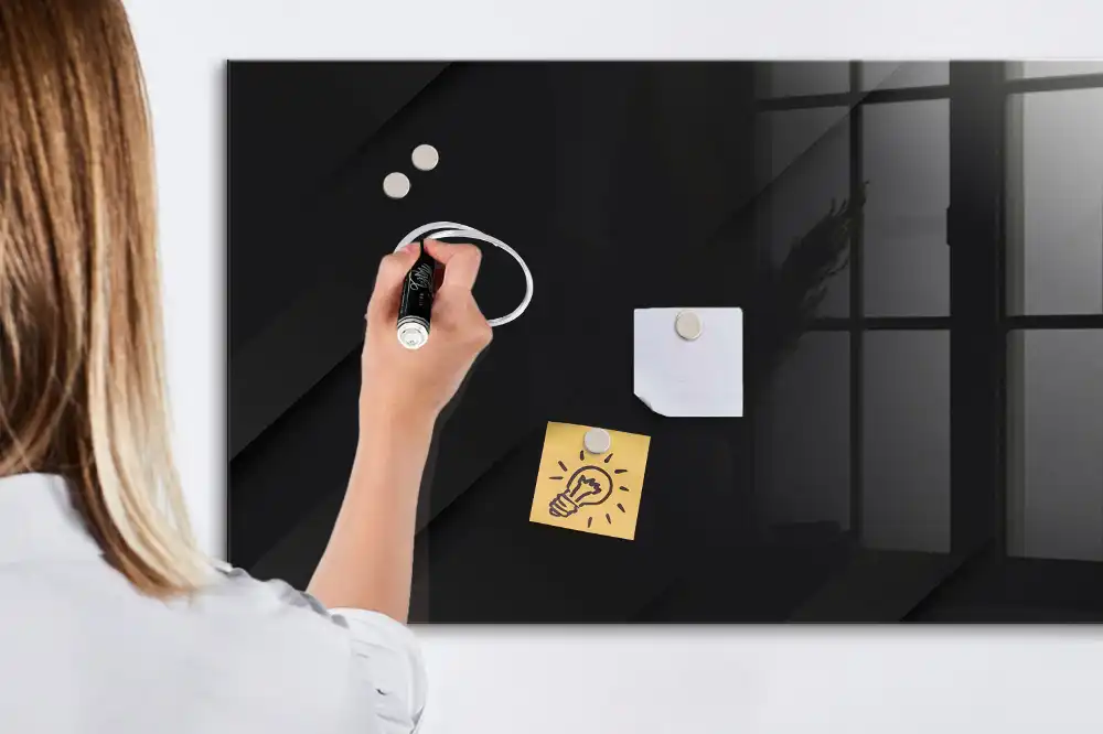 Tableau magnétique pour dessin à motif sombre pour mur