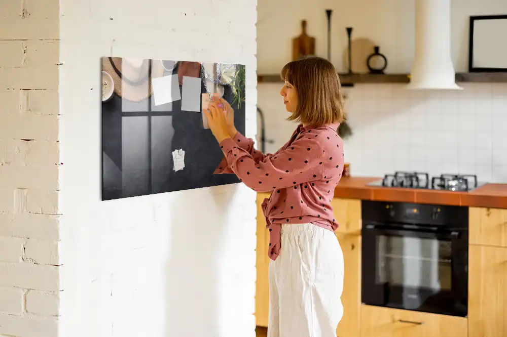 Tableau magnétique pour enfants avec feutre motif vacances