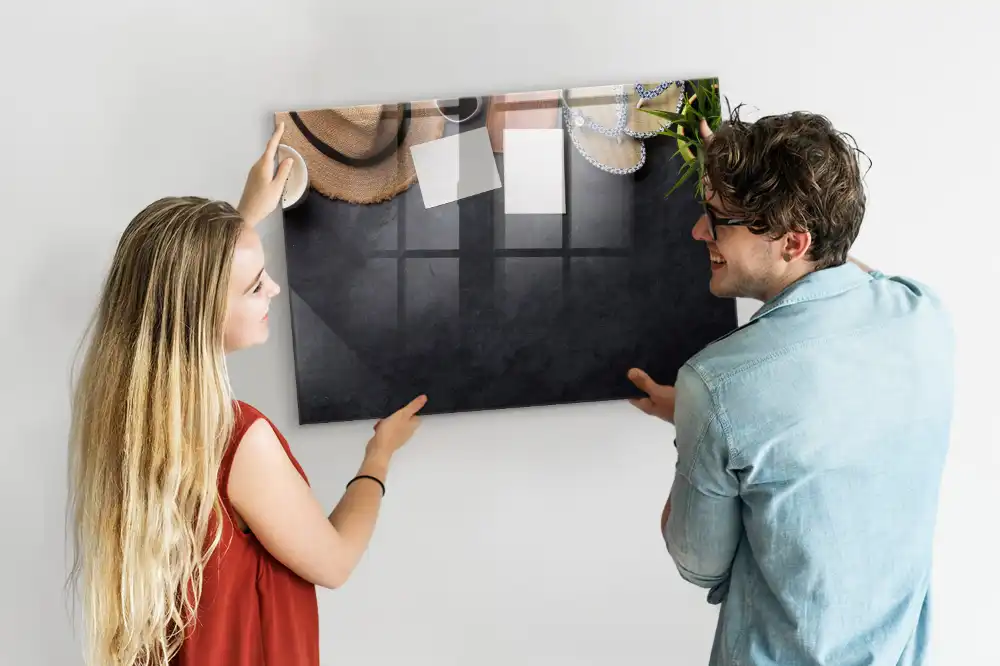 Tableau magnétique pour enfants avec feutre motif vacances