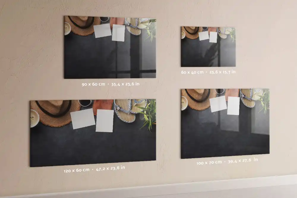 Tableau magnétique pour enfants avec feutre motif vacances