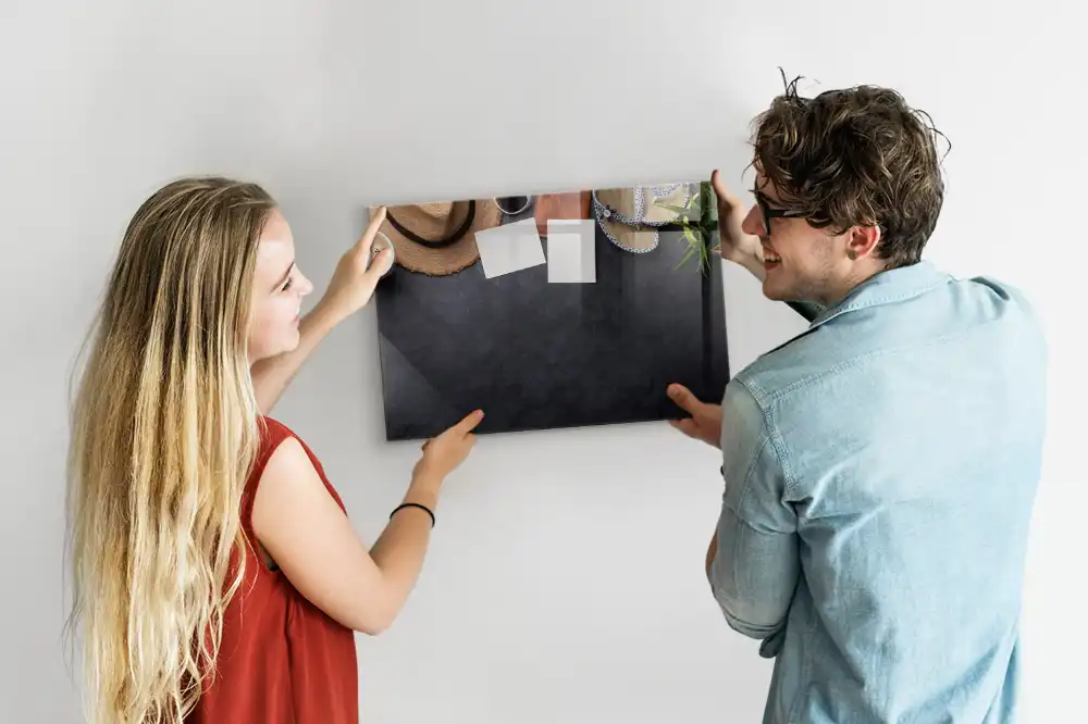 Tableau magnétique pour enfants avec feutre motif vacances