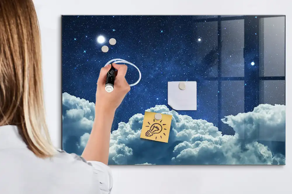 Tableau magnétique à dessiner ciel nocturne