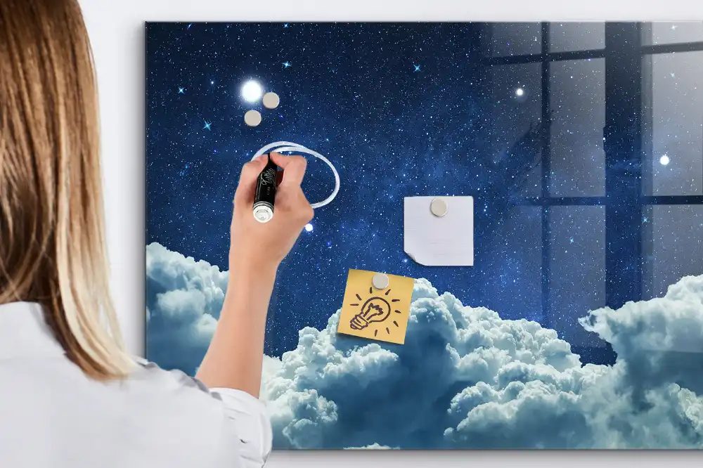 Tableau magnétique à dessiner ciel nocturne