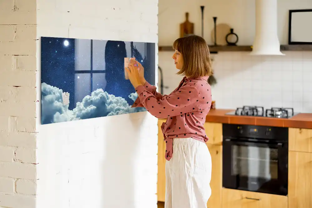 Tableau magnétique à dessiner ciel nocturne