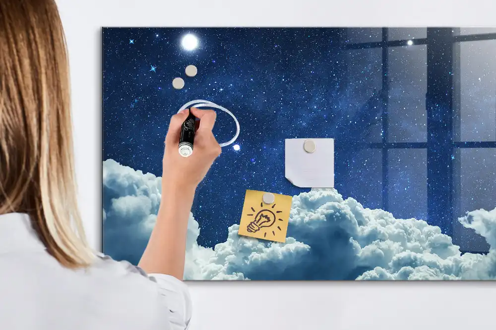 Tableau magnétique à dessiner ciel nocturne