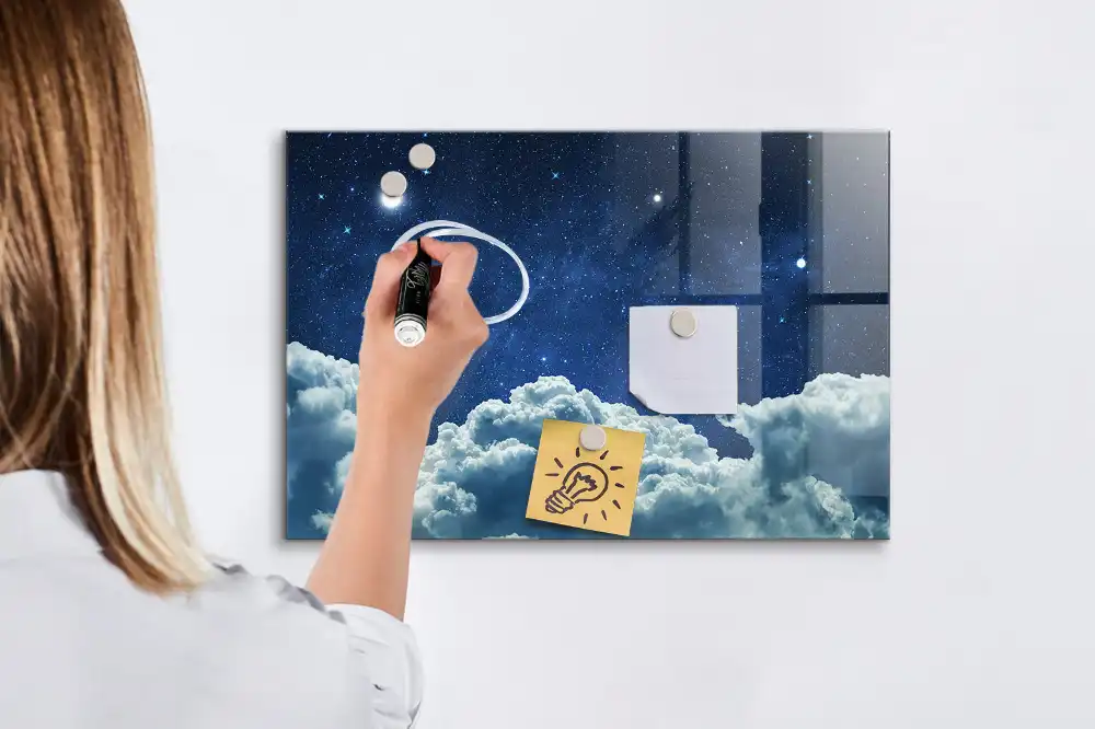 Tableau magnétique à dessiner ciel nocturne