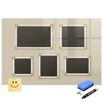 Tableau blanc magnétique effaçable à sec avec cadre classique