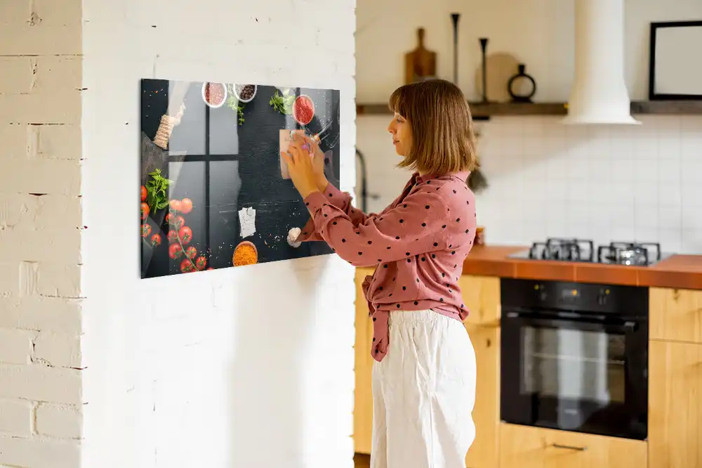 Tableau blanc magnétique effaçable à sec