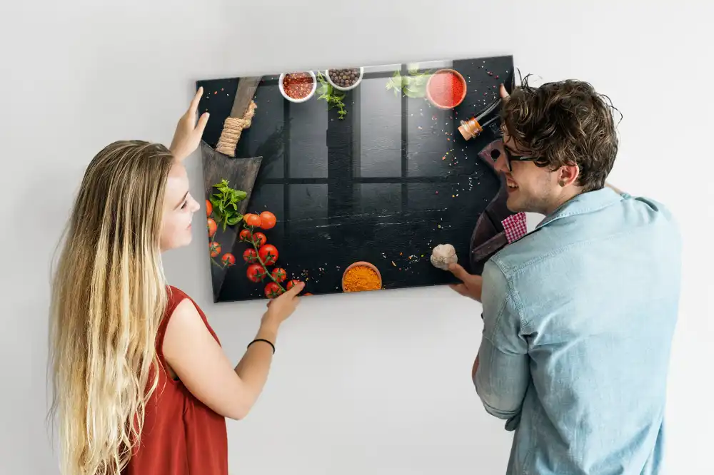 Tableau blanc magnétique effaçable à sec