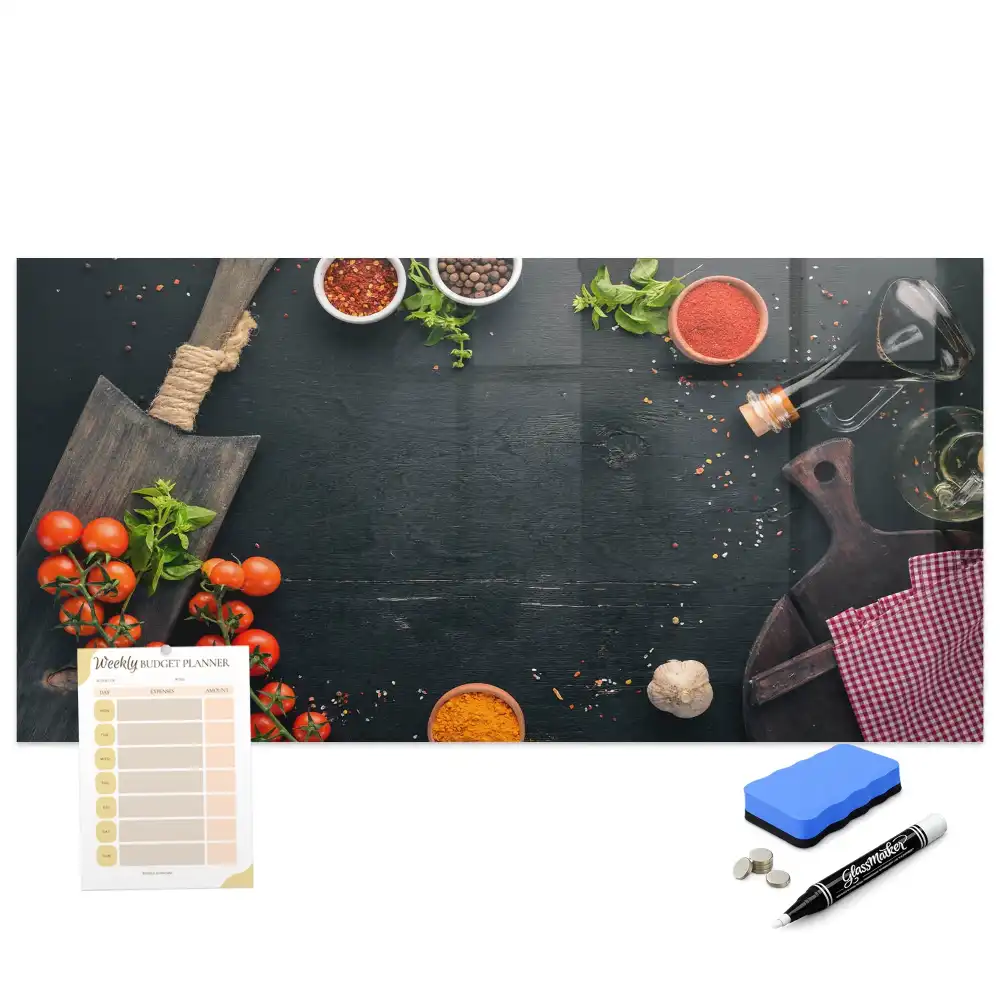 Tableau blanc magnétique effaçable à sec