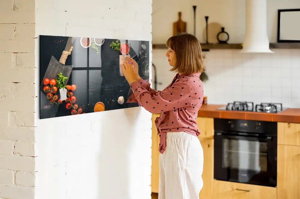 Tableau blanc magnétique effaçable à sec
