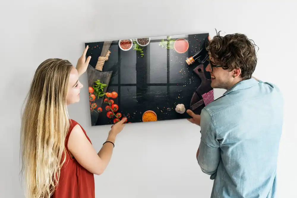 Tableau blanc magnétique effaçable à sec