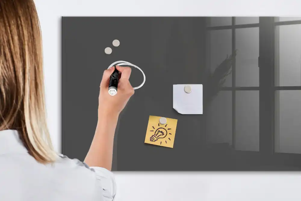 Tableau à dessin magnétique couleur grise