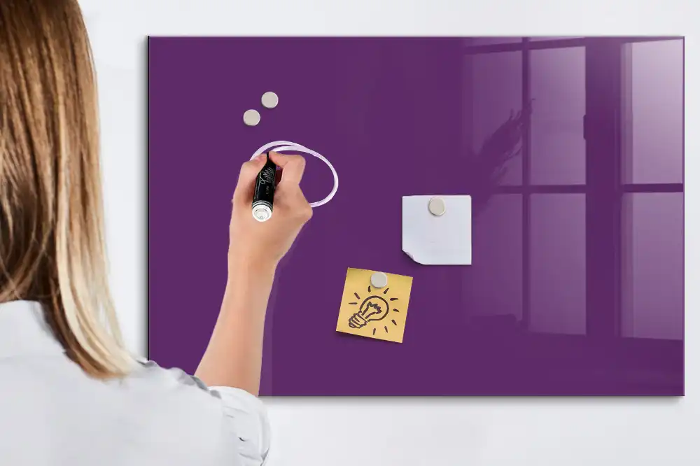 Tableau magnétique à dessiner violet