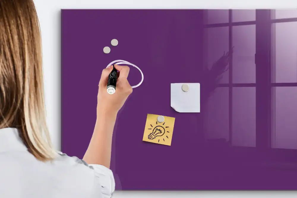 Tableau magnétique à dessiner violet