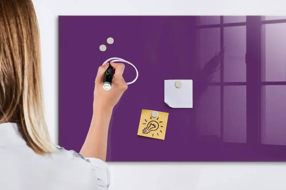 Tableau magnétique à dessiner violet