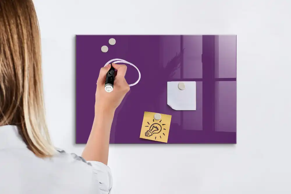 Tableau magnétique à dessiner violet