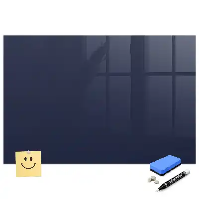 Tableau magnétique avec feutre bleu marine foncé