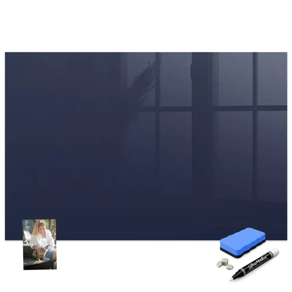 Tableau magnétique avec feutre bleu marine foncé