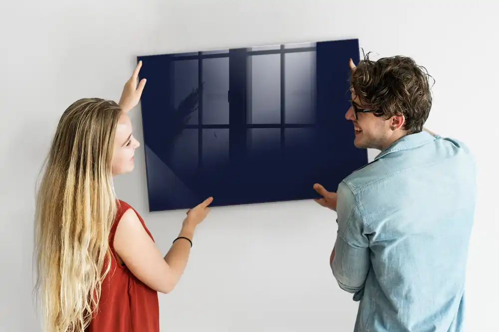 Tableau magnétique avec feutre bleu marine foncé