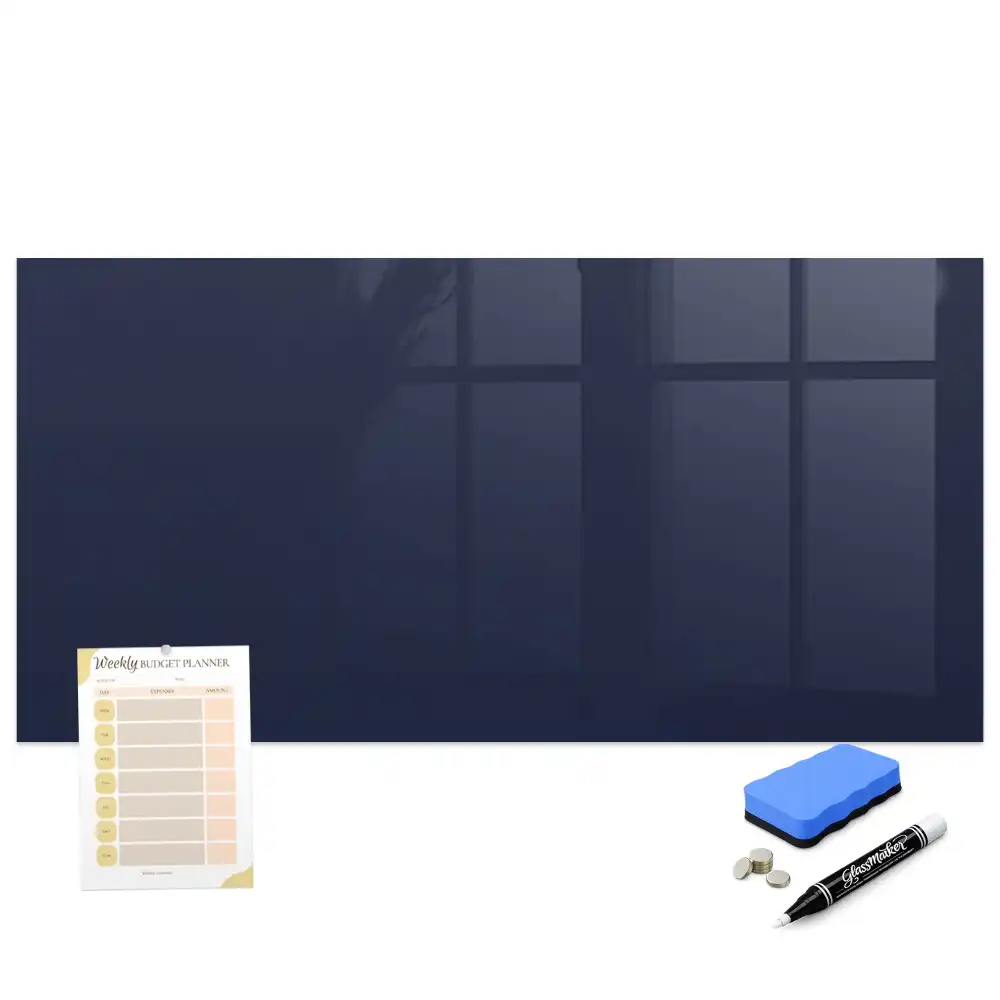 Tableau magnétique avec feutre bleu marine foncé