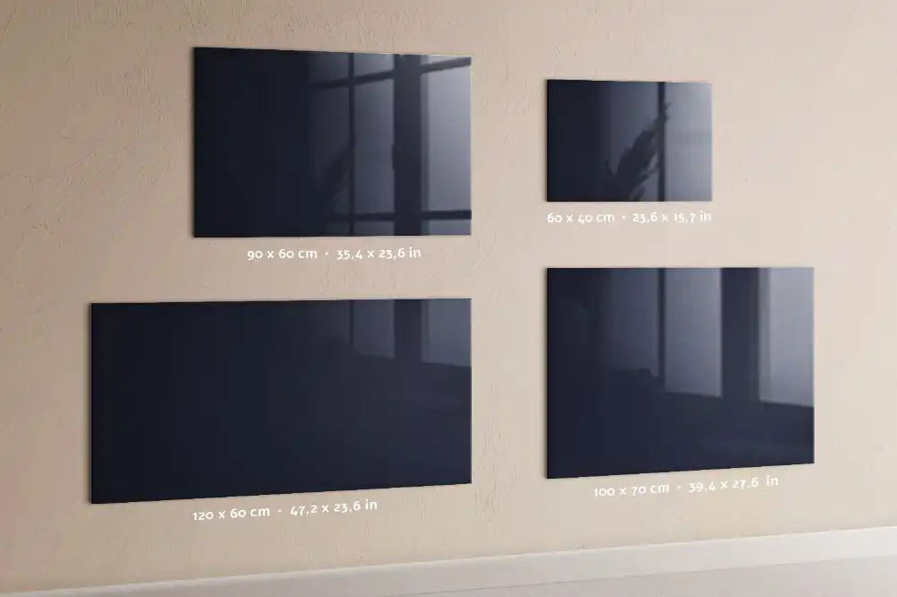 Tableau magnétique avec feutre bleu marine foncé