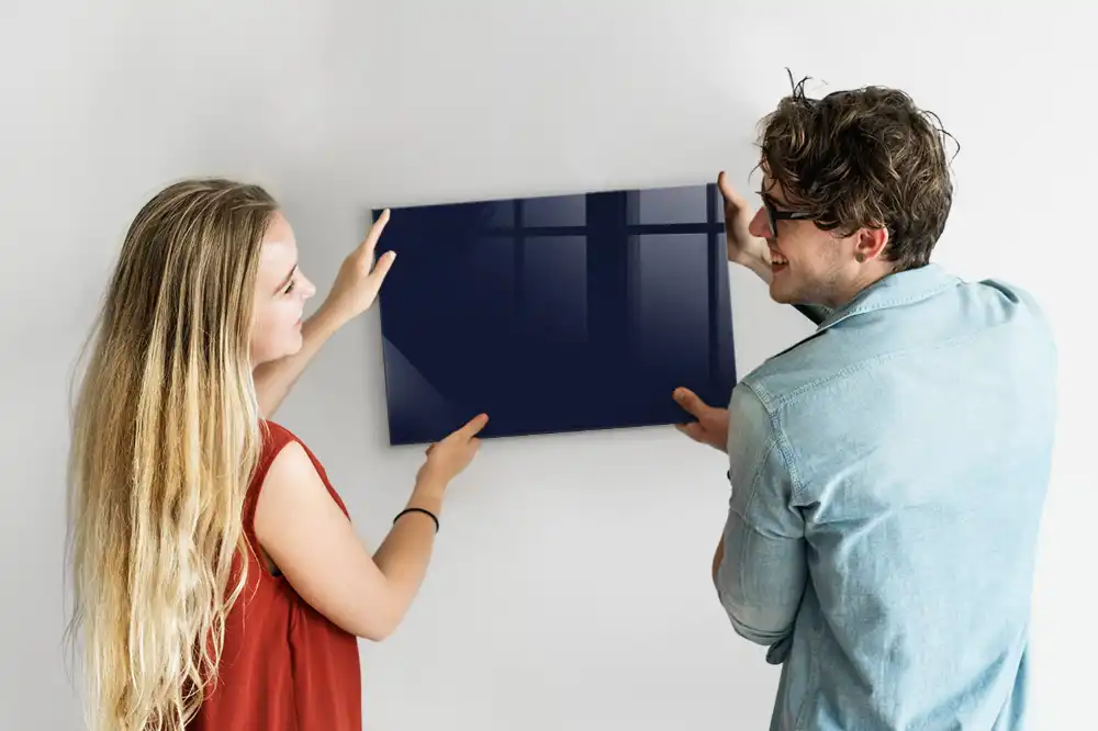 Tableau magnétique avec feutre bleu marine foncé