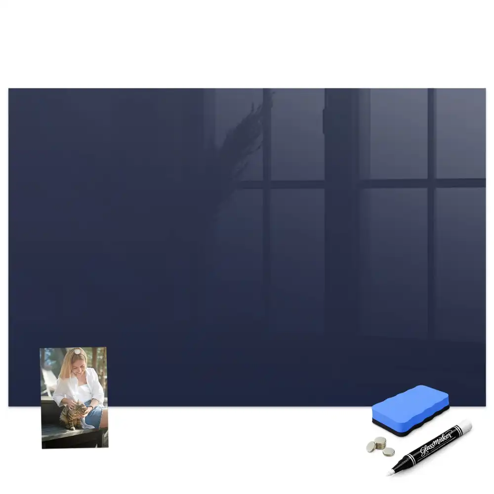 Tableau magnétique avec feutre bleu marine foncé