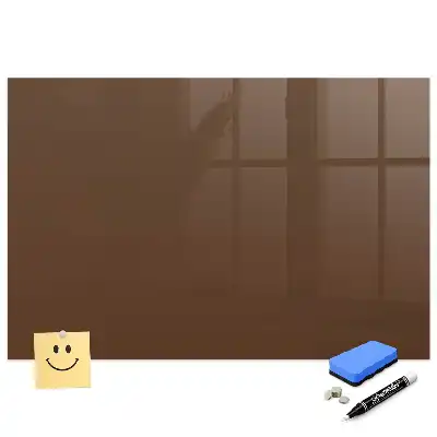 Tableau magnétique pour dessin de couleur brune
