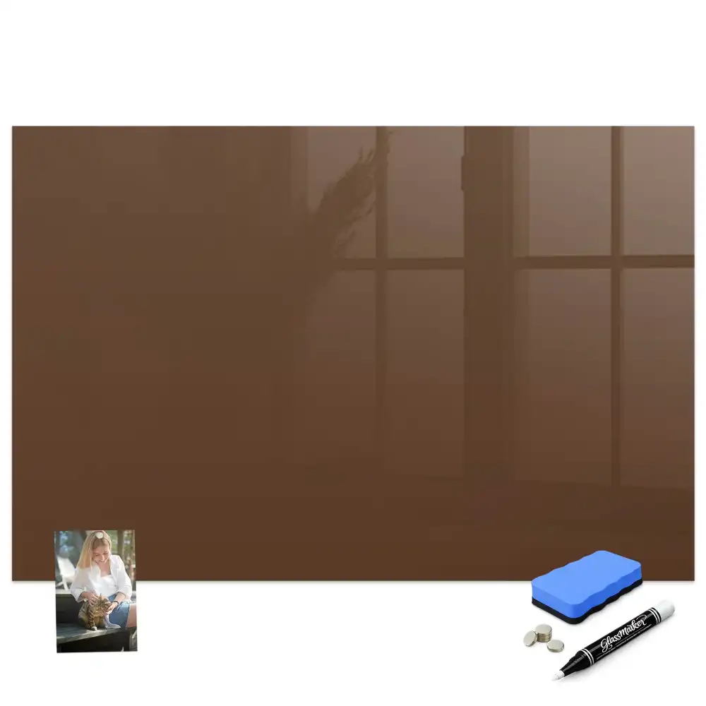 Tableau magnétique pour dessin de couleur brune