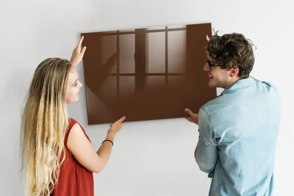 Tableau magnétique pour dessin de couleur brune